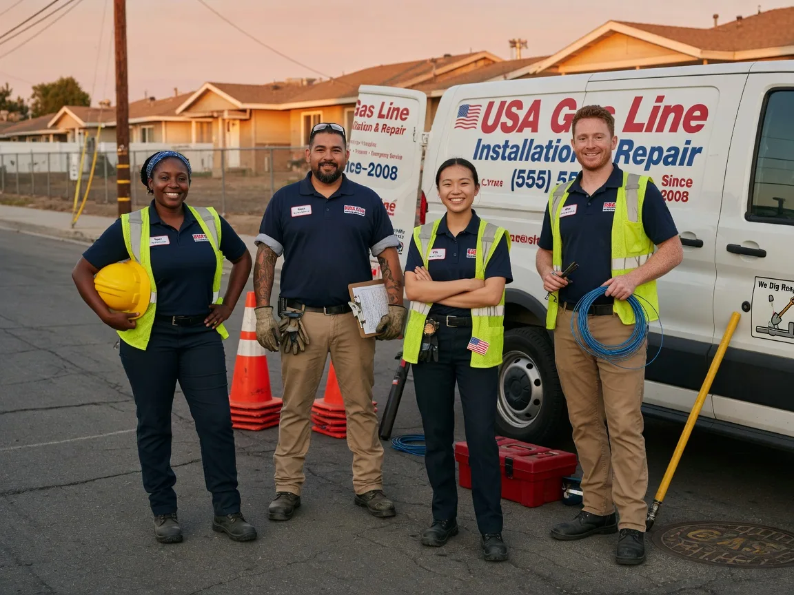 Gas Line Installation company in Huxford, AL